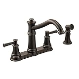 Moen 7255orb Belfield one-handle高円弧キッチン蛇口、オイルラビングブロンズ