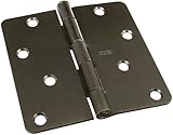Stanley National Hardware V8031 4" Door Hinge in Antique Pewter [並行輸入品]