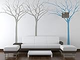 Pop Decors PT-0118-Va Beautiful Wall Decal Fantasy Trees [並行輸入品]