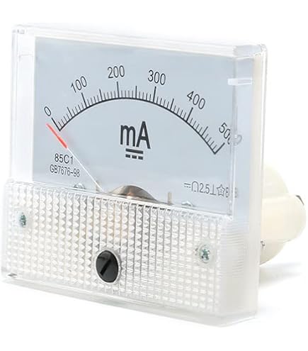 JESSINIE 85C1 Analog Voltmeter – Small Mechanical Meter, 15V Range, Front Size 65x56mm, For DIY & Electrical Projects