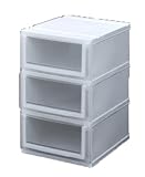 クリアチェスト 衣装ケース 3段 35cm幅 C350-3