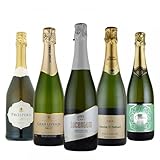 神田商店 バイヤー厳選 スパークリングワイン 5本 セット 飲み比べ 極辛口の泡入り 750ml コラム入り