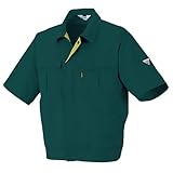 ダンガス 半袖ジャンパー ダークグリーン サイズ4L 春夏用 884 作業着 作業服