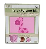 折りたたみ可能なフェルトStorage Bin – 12 " x 12 " 14 " 01985