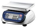 A&D 取引証明用 防塵・防水デジタルはかり SK-20KiWP ≪ひょう量:20kg 最小表示:0.02kg(使用範囲:0.2~20kg) 皿寸法:232(W)*192(D) mm 検定付:使用地区