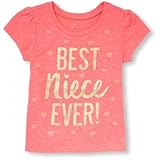 THE CHILDREN'S PLACE(ザ・チルドレンズプレイス) グリッターネオングラフィックティ トップス半袖Tシャツ 4歳【並行輸入】
