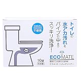 エコメイト(ECOMATE) トイレクリーナー 200g [20g×10錠] トイレ用洗剤 便器 汚れ 除去 水洗トイレ 水溜り部分 洗浄剤