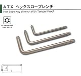 ASH ヘックスローブL型レンチT-15 ATX015