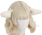 羊耳 ひつじ 耳 レディース レース ヘアアクセサリー ヘアピン カチューシャ 髪飾り 【J‘s select】 (ホワイト)