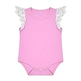 MIOIM ベビー服 ロンパース レース 無地 袖なし 連体服 ボディスーツ パジャマ ロングパンツ キッズ 新生児 出産祝い 子供服 赤ちゃん 女の子