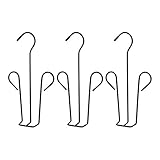 wandic Classicoクローゼットオーガナイザーハンガー靴用 – 3 Piece Set 3pcs ブラック HK-SN0028-01