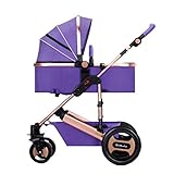 高地の赤ちゃんのベビーカーのライト四輪の折り畳み式の椅子は、赤ちゃんの馬車に乗ることができます赤ちゃんの赤い車の子どもの車/ 0-36ヶ月/大型の収納バスケット/全シーズンを使用することができます/フ