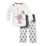 Big Elephant PANTS ベビー・ガールズ US サイズ: 18-24 Months カラー: ホワイト