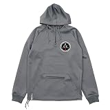 COLOR COMMUNICATIONS JACKET カラーコミュニケーションズ ジャケット CCC PATCH 1/4 ZIP HOOD スケートボード スケボー SKATEBOARD グレー,L