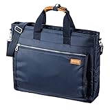 サンワサプライ カジュアルPCバッグ 15.6インチ対応 軽量 ネイビー BAG-CA12NV
