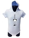 Allure & Grace I Love My Aunt Hoodie Onesie面白いノベルティ一体型幼児ベビーボディスーツ カラー: ブルー