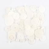 Newone 72種 歯車 プラスチック ギア パック プラスチックギア モジュール モーター ギア セットDIY パーツ ウォーム プーリ ブレーキ ラック付属