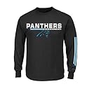 NFL Carolina PanthersメンズUVH Tシャツ、ブラック、ミディアム