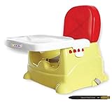 [ゴールドベビー] GOLD BABY ブースターシート + プレート (Booster Seat + Plate) 幼児用のイス, 子供に合わせて4段調節可能, W 38 x L 32.5 x H 