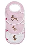 Lässig Small Bib Value Pack Lela 3 Pièces Light Pink
