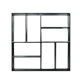Firlar 舗装金型 DIY ガーデニング 石畳 成形モールド 遊歩道 手作り 舗装 鋳型 金型 再利用可能 40x40x4cm
