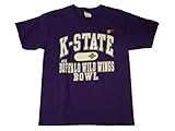 Kansas State Wildcats 2013 Buffalo Wild WingsボウルYouthパープルTシャツ L