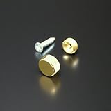 e-kanamono 化粧キャップセット(真鍮製) ローレットタイプ EPC-C25R ゴールド