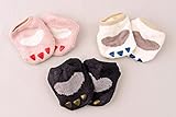 ベビー 靴下 アニマル なりきり ソックス カワイイ ショート丈 ３足セット（ 動物 足型 ） (S)