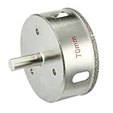 uxcell　ガラスホールソー　ダイヤモンドドリルビット　70mm　マーブルドリルビット　タイルグラス用