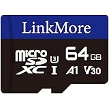 LinkMore 64GB マイクロSDカード Nintendo Switch対応/MicroSDXCカード / U3 / A1 / V30 / SDアダプター付 (読込最大95MB/s)