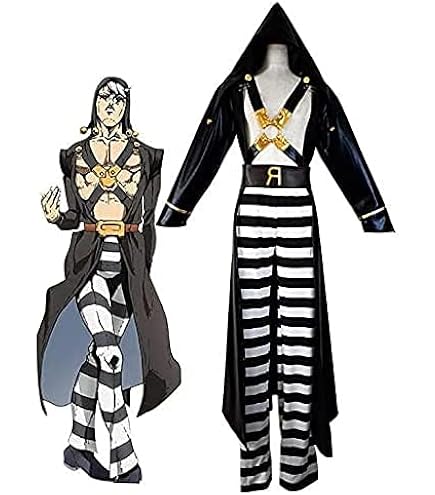Amazon.co.jp: 実物撮影 コスプレ衣装 ジョジョの奇妙な冒険 黄金の風