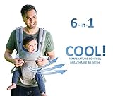 Lumiere Baby 抱っこひも ６通り 新生児から(新生児インサート不要)【日本正規品】安心３年保証 疲れにくい腰サポート付き