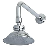 Kingston Brass P10CK Victorian Brass Showerhead with 12-inch Shower Arm, Polished Chrome [並行輸入品]