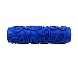 Fenteer DIYインテリアペイントローラー　ブラシ　パターンローラー　ゴムローラ　ゴム