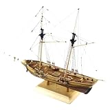 Generic 木造船モデルキットDIY帆船モデルキット住宅組立用キッズ玩具, 木製