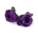 Pixnor 50個3 cm人工バラフラワーヘッドウェディング装飾用(ライトピンク) 174547LU99W5005