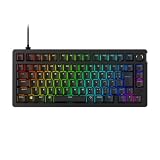 HyperX Alloy Rise 75 ゲーミングキーボード 日本語配列 メカニカル 75% リニアスイッチ メディアコントローラー ガスケットマウント ホットスワップ カスタマイズ 7G7A4AA#ABJ