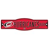 NHL Carolina Hurricanes 28128010ストリート/ゾーンサイン、4.5 " X 17 "