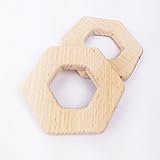 Mamimami Home おしゃれで歯固め　木製動物　歯固め ジュエリー 幾何*5個 L サイズ