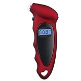 デジタルタイヤ圧力計150 PSI 4バックライト付きLCDトラックとノンスリップグリップ付き自転車用自転車の設定