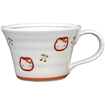 Amazon.co.jp: 有田焼 HELLO KITTY(ハローキティ) チェリー コーヒー碗