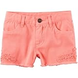 カーターズ Carter's/ レーストリムツイルショーツ ピンク ボトムスショートパンツ 4歳【並行輸入】