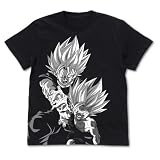 コスパ ドラゴンボールZ 親子かめはめ波 オールプリントTシャツ BLACK Lサイズ