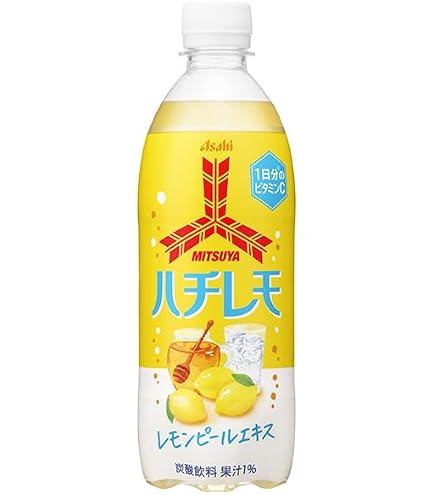 Amazon.co.jp: 三ツ矢 ハチレモ 500ml×24本[サイダー][アサヒ飲料