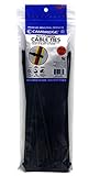 Cambridge 100pcs- 11" 75 Lbs Tensile Strength, Standard Duty Nylon Cable Ties, UV Black Cambridge [並