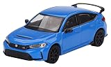 TrueScale Miniatures MINI GT 1/64 ホンダ シビック Type R 2023 ブーストブルーパール 右ハンドル 完成品