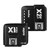 Godox X2T-C+X1R-C フラッシュトリガー フラッシュ受信機付き キャノン用 TTL 1/8000s 32チャンネル 2.4G远隔制御 Canon一眼レフカメラ対応 適格請求書発行可