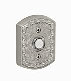 Fusion Hardware BEL-F8-BRN Bella Villa Collection Olde World Doorbell, Brushed Nickel, 1-Pack by Fus