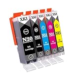 Canon用 キヤノン用 XKI-N21 XKI-N20 互換インク XKI-N21 XKI-N20 XKI-N21+N20/5MP Canon用 インク N21 N20 (PGBK/BK/C/M/Y) 5色セット(合計5本) 対応機種:PIXUS XK100 / XK500【残量表示/個包装/安心三年保障付き】
