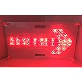 LED矢印板・380mm×700mm（矢印赤点灯/流動）